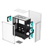 DeepCool CC560 White Mid-Tower Case 4 rgb fans - Image 3