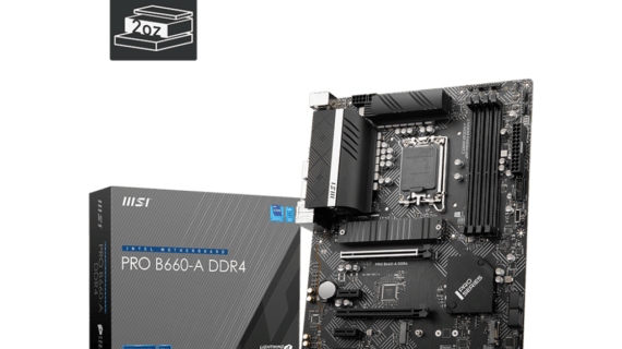MSI PRO B660-A DDR4 Motherboard Supports 12th/ 13th Gen Intel