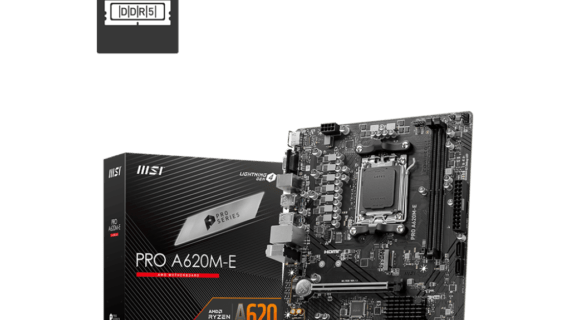 MSI PRO A620M-E AMD Am5 socket ddr5 motherboard