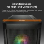 Cougar DUOFACE 3 FAN RGB Case+psu vte X2 650W - Image 7