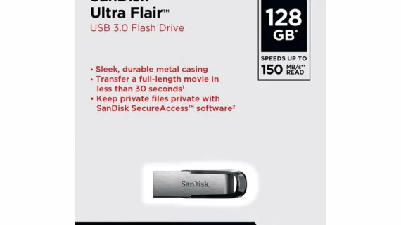 SanDisk 128gb Z73 Ultra Flair USB 3.0 Flash Drive