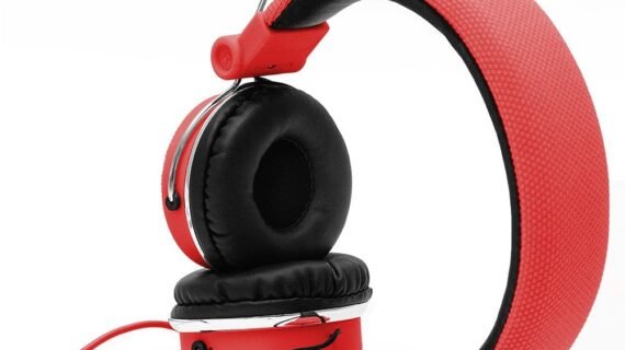 L'AVVENTO  Headphone Stereo Golden Plug-1.5M-Gray-red-blue (HP06)