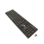 L'AVVENTO  2.4G Wireless Keyboard – US+Arabic layout Injection – Black-KB206