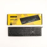 L'AVVENTO  2.4G Wireless Keyboard – US+Arabic layout Injection – Black-KB206 - Image 2