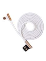 L'AVVENTO (MX475) Gaming Charger Cable Micro - 1M - White - Image 3