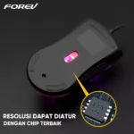 FOREV FV-138 Wired RGB Light Office Optical Mouse - Image 6