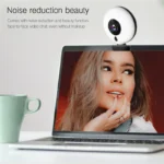 2K HD Webcam (1080P) with Ring Light – Autofocus – USB Driver Free – Noise Reduction Mic For PC - Image 5