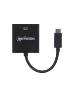 Manhattan (cv296) USB-C to HDMI Converter USB-C Male to HDMI Female - Black - Image 2