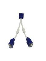 2B (CV733 ) - Vga Y Splitter Cable Male To Female M/f Converter 1 To 2 Way For Pc Tv Monitor - Image 3