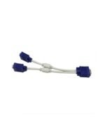 2B (CV733 ) - Vga Y Splitter Cable Male To Female M/f Converter 1 To 2 Way For Pc Tv Monitor - Image 2