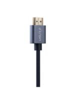 E-train (DC890) HDMI to HDMI Round Cable 1.2M Gold Plated - Black - Image 2