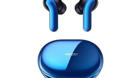 Recci REP-W18 TWS Wireless Earphone - Blue - (hp404)