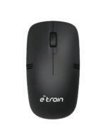 E-train (MO10B) Wireless Optical Mouse 1200DPI - Black - Image 2