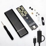 MJK M.2 NVMe SSD External Enclosure Storage Case USB-C to USB-C & USB 3.2 - Image 2