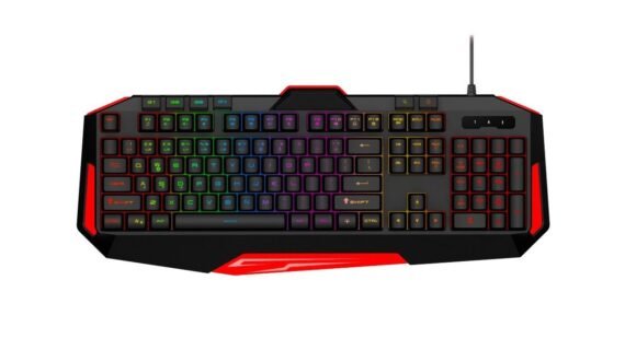 YES ORIGINAL GX600 Multi-Color RGB LED MEMBRANE Gaming Keyboard