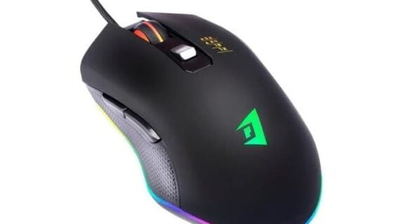 Jertech Sword XP10 RGB Mouse Gaming  3200, 1.4 Meters - Black