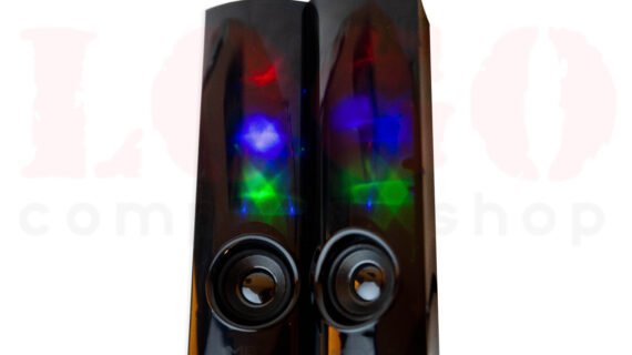 MBY m-02 Office rgb Wired Speakers usb & 3,5mm With high quality sound\Black