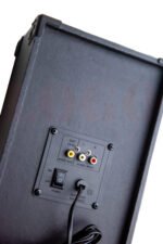 MJK 4000 Supwoofer with Mode control ( usb , tf-card , 2*1 aux cable)\Silver with remote control - Image 3