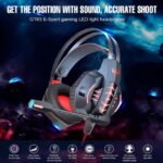 Ovleng GT63  Backlight Gaming Headset With Microphone usb & 3.5mm - Black Red - Image 2