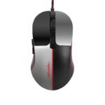 Chiropter x16 wired Gaming Mouse With rgb light & 6d Buttons - Black*Silver
