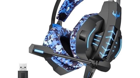 Ovleng - Q13 Surround 7.1 Gaming Headphones with Multi LED Lights and 360 Degree Mobile Microphone Isolation Technology