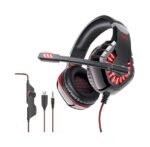 Ovleng gt82 Gaming Headset with led (usb2.0 & 3.5mm) With Noise Cancelling Microphone for PC , Mobile and PS4