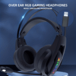 Zidli L3 Pro Rgb Gaming Over the Ear Wired HEADSET with Noise Reducing Microphone-Black - Image 3