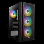 GAMDIAS AURA GC2 Elite 4 Fan ARGB Mid Tower Gaming Case+PSU 750w - Image 3