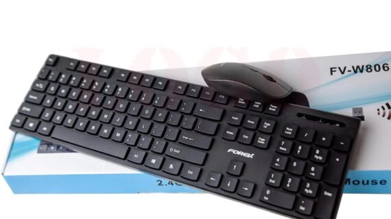 Forev FV-W806 Wireless Keyboard & Mouse Set For Business Waterproof - BLACK