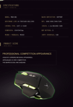 Chiropter Gm2  Optical Gaming Mouse With 8 Buttons, Braided 1.5 M Cable 1000-3200 Dpi - Image 3
