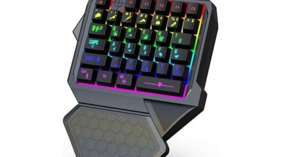Forev Fv-F6 Wired Gaming Illuminated Keyboard Black-with Handrest