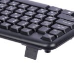 R8 1801 Office USB Wired Waterproof Keyboard - black - Image 4