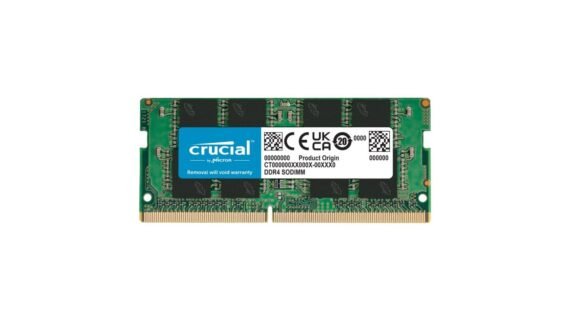 Crucial 16GB DDR4-2666 SODIMM Ram for Laptops CT16G4SFRA266