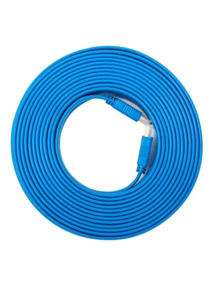 E-train (DC070) HDMI to HDMI Flat Cable - 10M - Blue