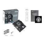 ASUS Prime H610m-d Intel (LGA 1700) mic-ATX motherboard with DDR4 - Image 3