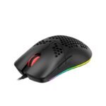 HAVIT GAMENOTE MS1023 Honey Comb RGB Backlit Programmable Gaming Mouse – 6 Buttons, 6400 dpi - Image 3
