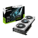 Gigabyte GeForce RTX 4060 EAGLE OC ICE 8G 3 fan desktop graphic card