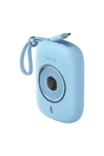 Havit Fast charging Power Bank PB5214 10000mAh PD35W Sky Blue with mini screen - Image 4
