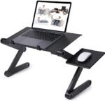 RAINBEAN ld202-b Adjustable Metal Laptop Desk with Fan & additional stand
