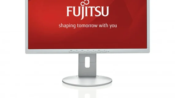 Fujitsu B24-8 TE Pro 24 Inch LED FHD IPS Monitor\Original Used\(75HZ\DP,DVI&VGA)\WHITE