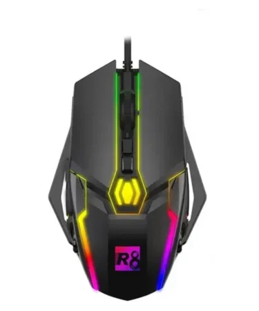 R8 1622 RGB Wired Gaming Mouse\7D\7200DPI\Black