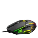 R8 1622 RGB Wired Gaming Mouse\7D\7200DPI\Black - Image 2