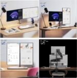 North Bayou Dual Monitor Desk Mount Stand Full Motion Swivel Computer Monitor Arm for Two Screens 17-30 Inch - Image 3