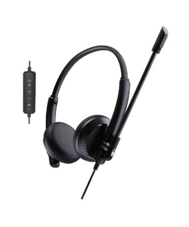 2B Business USB Headphones with Microphone - Black (HP563)