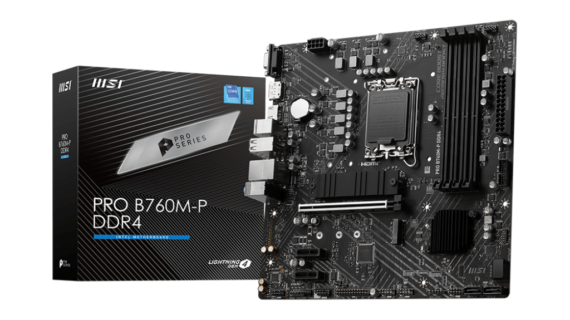 MSI PRO B760M-P DDR4 Intel Support Intel Core 14th