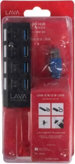 LAVA 4 Ports USB HUB/adapter, Fast Data Transfer, Speed USB 2.0/3.0 - up to 480 MBps - Image 3