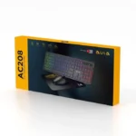AULA AC208 3 in 1 Keyboard and Mouse and Mouse Pad Combo-purple - Image 2