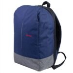 E-train  Laptop Backpack with Zipper Puller fits up to 15.6" - Blue*Gray(BG82) شنطة للظهر متعددة الاغراض