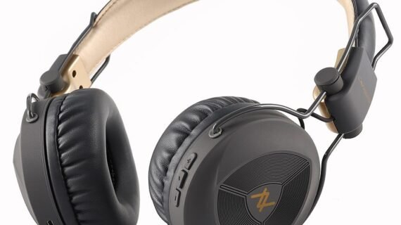L'AVVENTO  Bluetooth 5.0 Headphone With Mic Turbo Bass Mode - Gray*Gold inner(HP236)