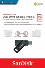 SanDisk Ultra Dual Drive Go USB Type-C Flash Drive 256GB (g46)